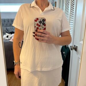 Nike Dri-Fit White Golf/Tennis Polo Shirt